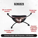 Erkek Desenli Deri Slip  Darkzone DZN6929 görsel 9