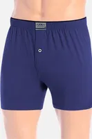 Erkek Düğmeli Havlu Bel Boxer Indigo Arma Yıldız 1140 İndigo