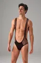 Erkek File Kumaş Askılı Jockstrap Body Doreanse 3053