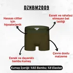 Erkek Haki Bambu Boxer Darkzone DZNBM2009 görsel 4