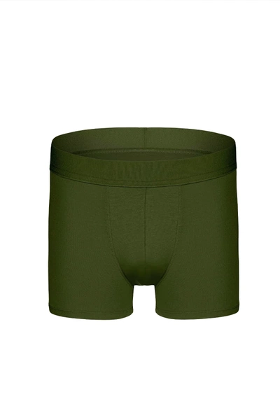Erkek Haki Organik Pamuk Boxer Darkzone DZN2158