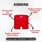 Erkek Kırmızı Bambu Boxer Darkzone DZNBM2006 görsel 9
