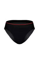 Kırmızı Çizgili Lastikli Siyah Erkek Slip Darkzone 1002 Görsel