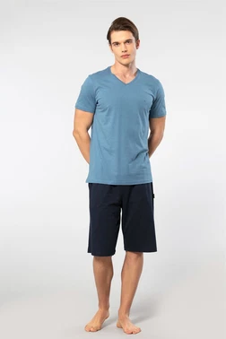 Cacharel Bermuda Erkek Kısa Kollu Modal Pijama Takımı Cacharel 2193