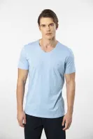 Kısa Kollu Modal Erkek Pijama Takımı Cacharel 2192 Sarı No.2 farklı açı