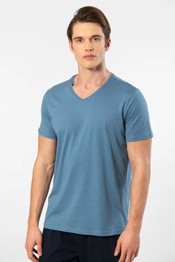 Cacharel Kısa Kollu Modal Erkek Pijama Takımı Cacharel 2192 Sarı - Alternatif Görünüm