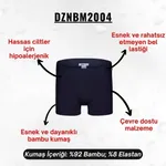 Erkek Lacivert Bambu Boxer Darkzone DZNBM2004 görsel 7