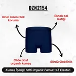 Erkek Lacivert Organik Pamuk Boxer Darkzone DZN2154 görsel 5
