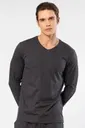 Pamuklu Modal V Yaka Erkek T-shirt Cacharel 2243