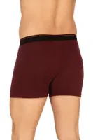 Erkek Modal Pamuklu Bordo Boxer Şort Özkan 11256 Bordo detay görünüm
