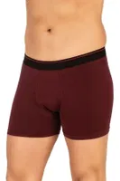 Erkek Modal Pamuklu Bordo Boxer Şort Özkan 11256 Bordo görsel 4