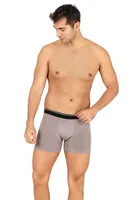 Erkek Modal Pamuklu Boxer Gri Şort Özkan 11256 Gri