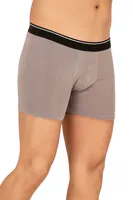 Erkek Modal Pamuklu Boxer Gri Şort Özkan 11256 Gri farklı açı