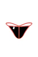 Erkek Neon Lastikli Desenli String  Darkzone DZN6679-01 detay görünüm