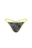Erkek Neon Lastikli Desenli String Darkzone DZN6681-01 farklı açı