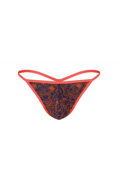 Erkek Neon Lastikli Desenli String Darkzone DZN6685-01