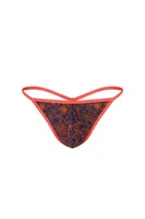 Erkek Neon Lastikli Desenli String  Darkzone DZN6685-01