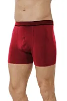 Erkek Pamuklu Bordo Likralı Esnek Rahat Boxer Özkan 11226 Bordo
