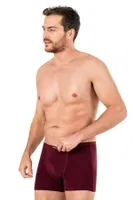 Erkek Pamuklu Bordo Modal Boxer Şort Özkan 11897 Bordo farklı açı