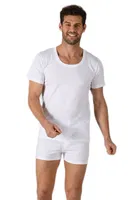 Erkek Pamuklu Penye Esnek Rahat Açik Yaka Yarım Kol Atlet Fanila Özkan 0059 Beyaz farklı açı