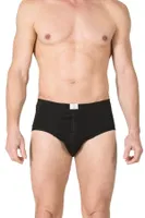 Erkek Pamuklu Penye Süprem Slip Külot Özkan 0037 Siyah görsel 6
