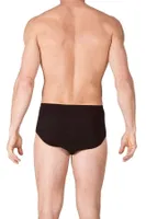 Erkek Pamuklu Penye Süprem Slip Külot Özkan 0037 Siyah görsel 7