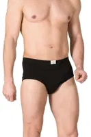 Erkek Pamuklu Penye Süprem Slip Külot Özkan 0037 Siyah görsel 8