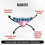 Erkek Pembe Deri Jockstrap  Darkzone DZN6797 görsel 6