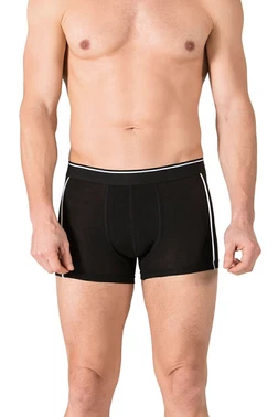 Özkan Erkek Penye Likralı Pamuklu Siyah Boxer Özkan 11314