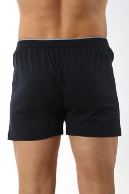 Özkan Erkek Şardonlu Pamuklu Düğmeli Lacivert Penye Boxer Özkan 0041 - Alternatif Görünüm