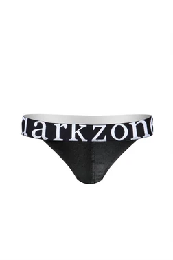 Erkek Siyah Deri Jockstrap  Darkzone DZN6791