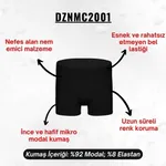Erkek Siyah Mikro Modal Boxer Darkzone DZNMC2001 görsel 5