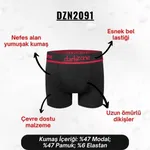 Erkek Siyah Modal Boxer Darkzone DZN2091 görsel 9
