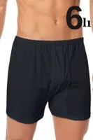 Erkek Siyah Paçalı Erkek Penye Boxer 6'lı Paket Arma Yıldız 1005 - 6 ADET Siyah