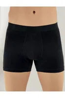 Erkek Siyah Penye Likralı Boxer Arma Yıldız 1144 Siyah