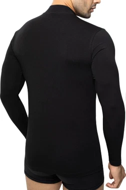 Öts İç Giyim Erkek T-shirt Balıkçı Yaka Likralı Uzun Kol %96 Pamuk ÖTS 1712 - 6 ADET - Alternatif Görünüm