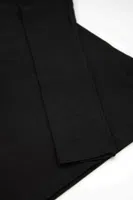 Erkek T-shirt Balıkçı Yaka Likralı Uzun Kol %96 Pamuk ÖTS 1712 - 6 ADET Siyah görsel 4