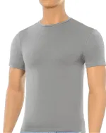 Erkek T-shirt Modal ÖTS 1622 Gri görsel 4
