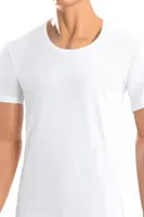 Erkek T-shirt Süprem Beyaz %100 Pamuk ÖTS 1610 Beyaz