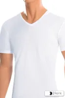 Erkek T-shirt Süprem %100 Pamuk ÖTS 1630 Beyaz