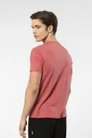 V Yaka Kısa Kollu Erkek T-shirt Cacharel 2170 farklı açı