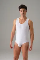 Fantezi Basic Slip Erkek Body Doreanse 3023 Beyaz