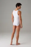 Fantezi Basic Slip Erkek Body Doreanse 3023 Beyaz detay görünüm