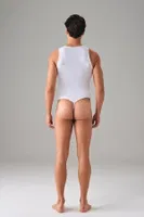 Fantezi Erkek Basic String Body Doreanse 3033 Beyaz detay görünüm