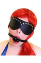 Fantezi Göz Bandı Ağız Topu Harness Set missisX 6045