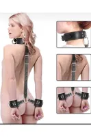 Fantezi Kelepçeli Deri Harness missisX 5237 Siyah