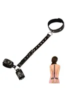 Fantezi Sırt Detaylı Esaret Kelepçesi missisX 8028 Siyah detay görünüm