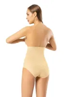 Lazer Kesim Yüksek Bel Silikonlu Slip Korse Flex Fit 6001 Ten detay görünüm