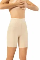 Lazer Kesim Yüksek Bel Silikonlu Şort Korse Flex Fit 6002 Ten