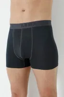 Füme Bambu Erkek Boxer 3lü Paket Arma Yıldız 1172 - 3 ADET Füme görsel 5